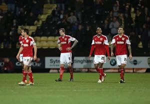 Images Dated 21st December 2013: Bristol City's Disappointment: Late Goal Costs Them at Notts County (December 2013)