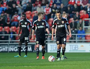 Rotherham United V Bristol City Prints: Bristol City's Disappointment: Rotherham United Takes 2-1 Lead