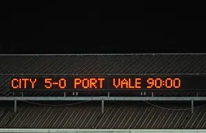 Bristol City V Port Vale Prints: Bristol City's Dominant Performance: 5-0 Win Over Swindon Town at Ashton Gate