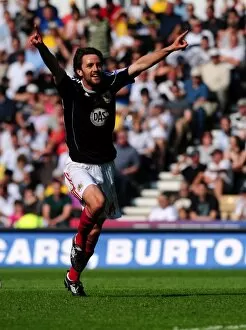 Images Dated 30th April 2011: Bristol City's Double Moment: Cole Skuse's Championship-Winning Goals vs