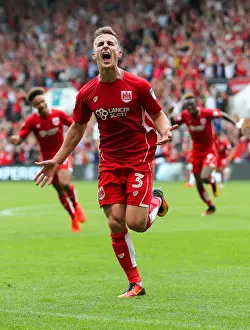 Bristol City V Aston Villa Prints: Bristol City's Dramatic 2-1 Goal by Joe Bryan against Aston Villa in Sky Bet EFL Championship