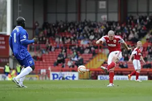 Bristol City V Gillingham Prints: Bristol City's El-Abd Goes for Glory: A Shot at Ashton Gate against Gillingham (Sky Bet League One)