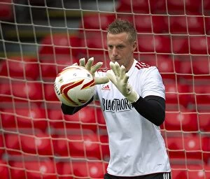 Images Dated 27th July 2013: Bristol City's Elliot Parish in Action at Bournemouth Pre-Season Friendly (27/03/2013)