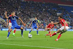Cardiff City V Bristol City Prints: Bristol City's Elliott Bennett Scores at Cardiff City Stadium