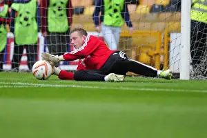 Bristol City's Elliott Parish in Action at Port Vale's Vale Park, League 1 Football Match, October 2013