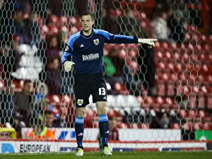 Bristol City's Elliott Parish in Action: Sky Bet League One Match vs Leyton Orient