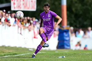 The Creek Prints: Bristol City's Eros Pisano in Action during Pre-season Friendly