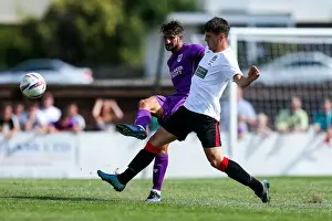 Bristol City's Eros Pisano Shines in Pre-Season: Action Shot from Bristol Manor Farm vs. Bristol City Friendly