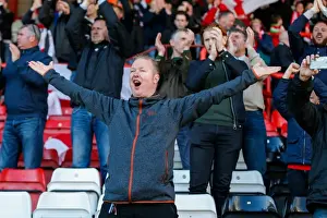 Bristol City V Sheffield Wednesday Prints: Bristol City's Euphoric 4-1 Victory over Sheffield Wednesday at Ashton Gate