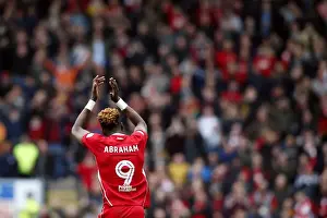 Blackburn Rovers V Bristol City Prints: Bristol City's Euphoric Victory: Tammy Abraham's Goal Celebration vs