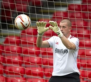 Images Dated 27th July 2013: Bristol City's Frank Fielding in Action at Bournemouth Pre-Season Friendly (27/03/2013)