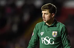 Bristol City V Gillingham JPT Prints: Bristol City's Frank Fielding in Action: Johnstones Paint Trophy Clash Against Gillingham (January 2015)