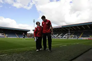 Bristol City's Frank Fielding in Focus at Rochdale AFC's Spotland Stadium
