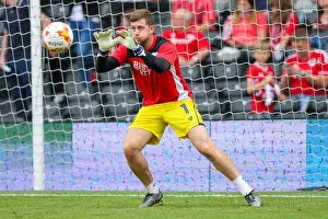 Fulham V Bristol City Prints: Bristol City's Frank Fielding Prepares for Fulham Showdown at Craven Cottage