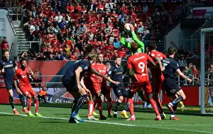 Bristol City's Frank Fielding Saves Ball Against Barnsley in Sky Bet Championship Match