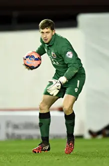 Framed Print : Bristol City's Frank Fielding Saves the Day: FA Cup Replay vs Doncaster Rovers (January 2015)