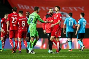 Images Dated 7th January 2017: Bristol City's Frustration After 0-0 Draw Against Fleetwood Town, FA Cup Third Round Proper
