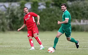 Pre Season Prints: Bristol City's Gary O'Neil in Action against Hengrove Athletic (2016)