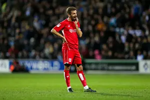 Loftus Road Prints: Bristol City's Gary O'Neil Displays Frustration at Loftus Road