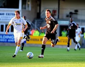 Images Dated 21st July 2010: Bristol Citys Gavin Williams runs forward with the ball