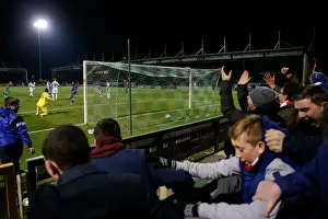 Framed Print : Bristol City's George Saville Scores Third Goal in Yeovil Town Victory