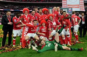 March Prints: Bristol City's Glory: Celebrating Johnstone's Paint Trophy Victory over Walsall at Wembley