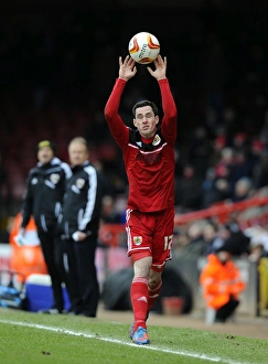 Bristol City V Barnsley Prints: Bristol City's Greg Cunningham in Action Against Barnsley