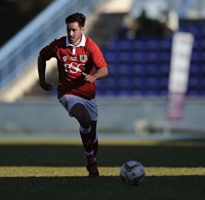 Images Dated 21st July 2014: Bristol City's Greg Cunningham in Action Against Extension Gunners in Botswana, 2014