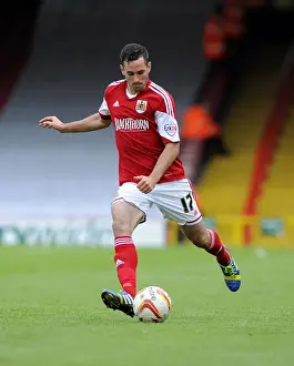Bristol City V Peterborough Prints: Bristol City's Greg Cunningham in Action against Peterborough United