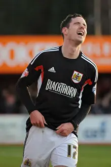 Bristol City's Greg Cunningham in FA Cup Action: Tamworth vs. Bristol City, 2013