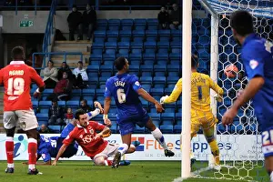 Gillingham V Bristol City Prints: Bristol City's Greg Cunningham Scores the FA Cup-Winning Goal