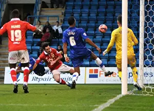 Gillingham V Bristol City Prints: Bristol City's Greg Cunningham Scores the Winning FA Cup Goal