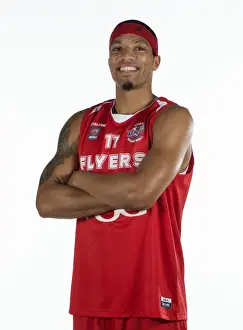 Photo Call Prints: Bristol City's Greg Streete Training with Bristol Academy Flyers Basketball Team at SGS Wise Campus