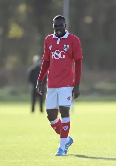 Bristol City U21 V Crewe U21 Prints: Bristol City's Gus Mafuta in Action during Training: Bristol City U21 vs