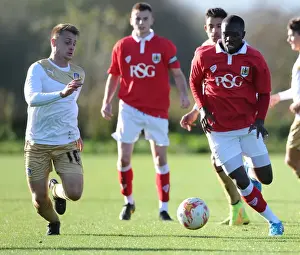 Bristol City U21 V Crewe U21 Prints: Bristol City's Gus Mafuta in Action during Youth Development League Match