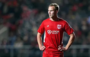 Bristol City V Hull City Prints: Bristol City's Gustav Engvall in Action Against Hull City