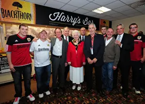 Bristol City's Harry's Bar Officially Opened by Marina Dolman during Bristol City vs Leeds United, Championship Football Match, Ashton Gate Stadium (September 2012)