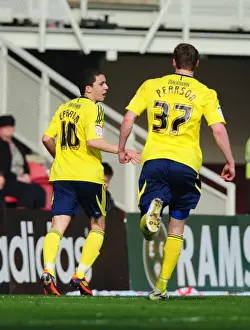 Middlesbrough V Bristol City Prints: Bristol City's Hogan Ephraim Scores Thrilling Debut Goal Against Middlesbrough at Riverside Stadium (March 24)