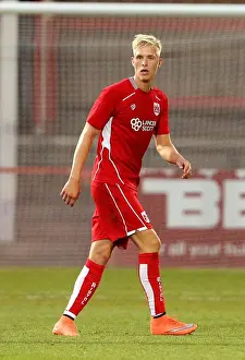 Bristol City's Hordur Magnusson in Action Against Cheltenham Town, 2016