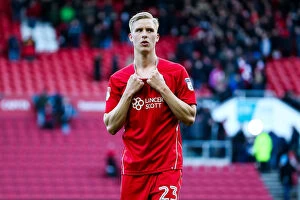 Images Dated 4th March 2017: Bristol City's Hordur Magnusson Disappointed After 0-0 Draw with Burton Albion