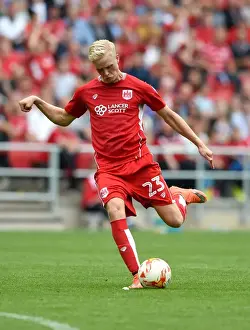 Bristol City V Aston Villa Prints: Bristol City's Hordur Magnusson Scores Free Kick Against Aston Villa