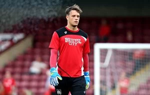 Images Dated 23rd August 2016: Bristol City's Ivan Lucic Gears Up at Glanford Park Ahead of Scunthorpe United Clash