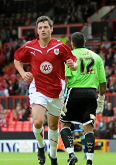 Bristol City V Wycombe Wanderers Prints: Bristol City's Ivan Sproule in Action Against Wycombe Wanderers