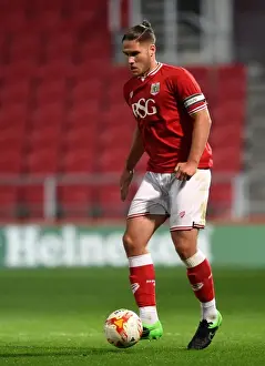 Framed Print : Bristol City's Jack Batten in Action against Sheffield Wednesday U21 at Ashton Gate Stadium Framed Print : Bristol City's Jack Batten in Action against Sheffield Wednesday U21 at Ashton Gate Stadium