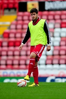 Images Dated 24th September 2012: Bristol City's Jack Batton in Action during U21s Clash against Ipswich Town