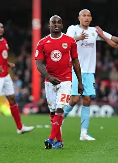 Images Dated 19th March 2011: Bristol City's Jamal Campbell-Ryce in Action: Championship Clash vs Burnley (19-03-2011)