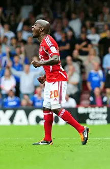 Bristol City V Portsmouth Prints: Bristol City's Jamal Campbell-Ryce in Action: Championship Match (2011) - Bristol City vs Portsmouth