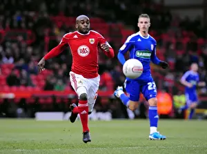 Bristol City V Middlesbrough Prints: Bristol City's Jamal Campbell-Ryce in Action against Middlesbrough in Championship Match