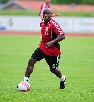 Images Dated 19th July 2010: Bristol City's Jamal Campbell-Ryce in Focus: Training Intensity