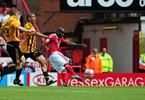 Bristol City's Jamal Campbell-Ryce Scores the Third Goal Against Hull City in Championship Match at Ashton Gate